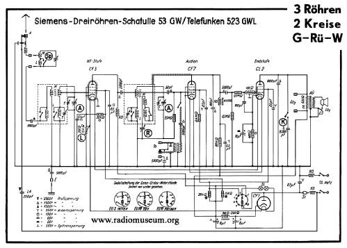 Schatulle 53GWL; Siemens & Halske, - (ID = 42173) Radio