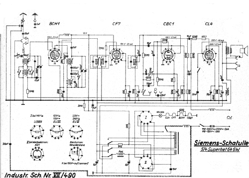 Schatulle 5/4 Superhet 64GW; Siemens & Halske, - (ID = 240036) Radio