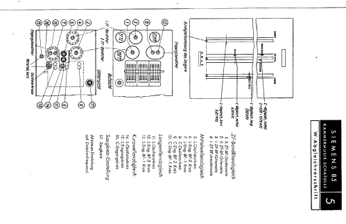 Schatulle 85W schwarz; Siemens & Halske, - (ID = 171963) Radio
