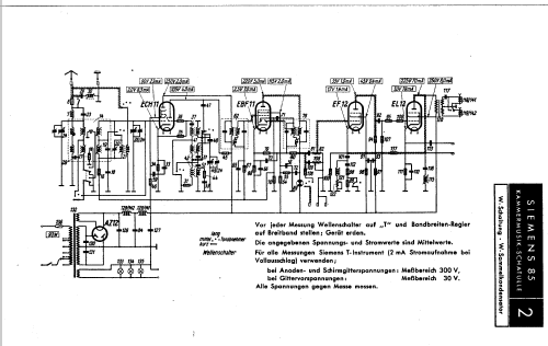 Schatulle 85W schwarz; Siemens & Halske, - (ID = 171973) Radio