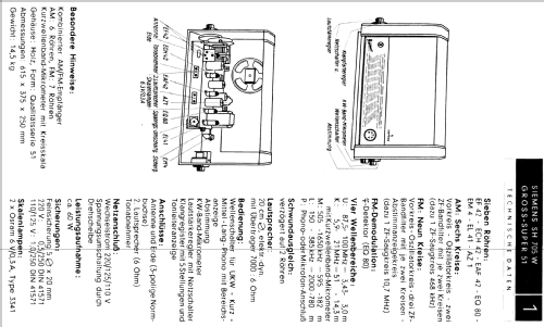 Siemens Gross-Super 51 SH705W; Siemens & Halske, - (ID = 1670239) Radio