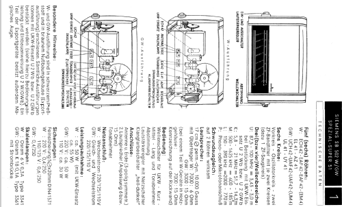 Spezialsuper 51 SB502GW; Siemens & Halske, - (ID = 25394) Radio