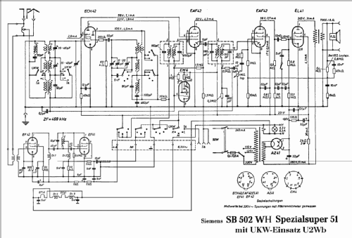 Spezial-Super 51 SB-502-WH ; Siemens & Halske, - (ID = 709374) Radio