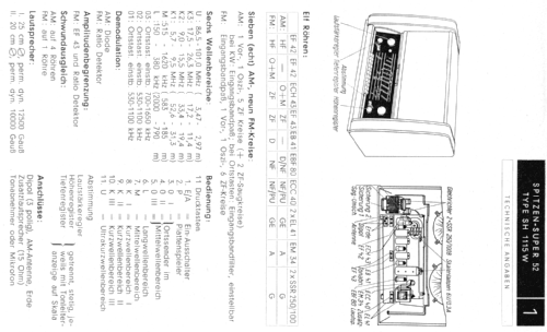 Spitzensuper 52 SH1115W; Siemens & Halske, - (ID = 153356) Radio