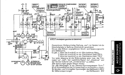 Standard 63GW; Siemens & Halske, - (ID = 1106385) Radio