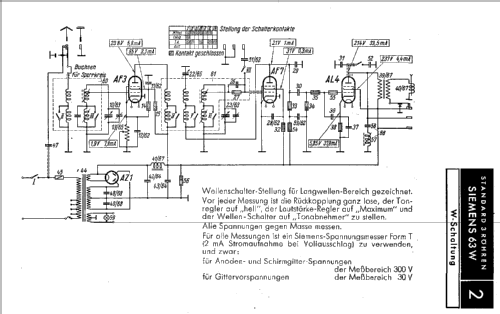 Standard 3 Röhren 63W; Siemens & Halske, - (ID = 1106369) Radio