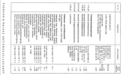 Standardsuper C7; Siemens & Halske, - (ID = 1943526) Radio