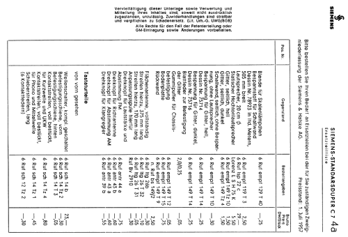 Standardsuper C7; Siemens & Halske, - (ID = 1943527) Radio