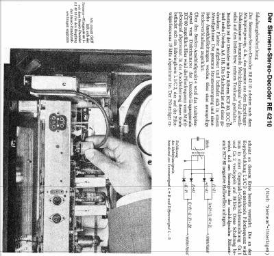 Stereo-Decoder RE4210; Siemens & Halske, - (ID = 740220) mod-past25