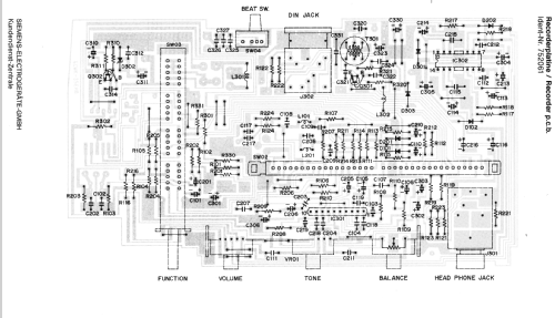 Stereo Radiorecorder RM 7737 ; Siemens & Halske, - (ID = 554977) Radio