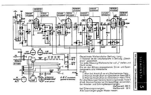 Superhet 74GW ; Siemens & Halske, - (ID = 180235) Radio