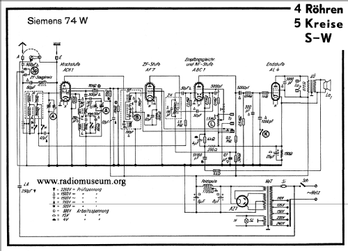 Superhet 74W ; Siemens & Halske, - (ID = 43247) Radio