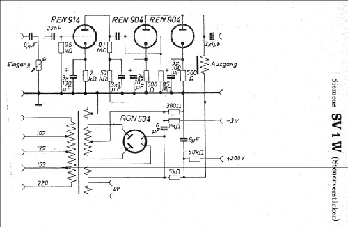 SV1W; Siemens & Halske, - (ID = 6840) Ampl/Mixer
