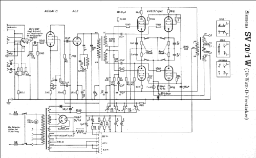SV70.1W; Siemens & Halske, - (ID = 6846) Ampl/Mixer