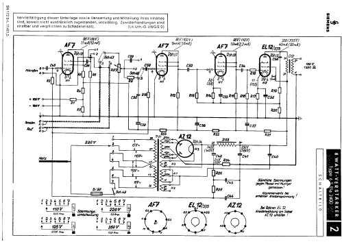 SV8 6SEla2400; Siemens & Halske, - (ID = 646577) Ampl/Mixer