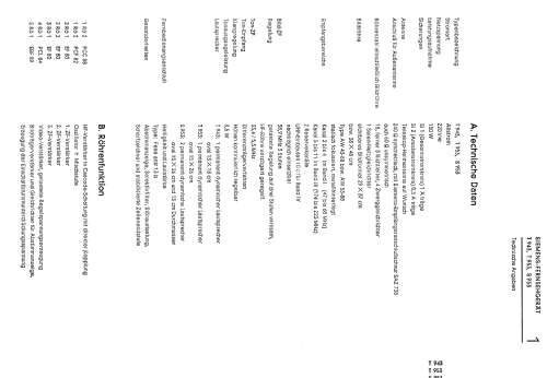 T943; Siemens & Halske, - (ID = 2042745) Television