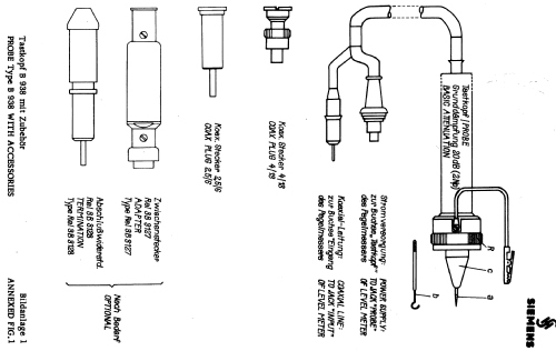 Tastkopf B938; Siemens & Halske, - (ID = 563691) Ausrüstung