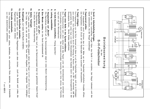 Feldfernschreiber - Telegrafentypenbildschreiber T typ 58 T Bs/24a-32 ; Siemens & Halske, - (ID = 1402790) Militär