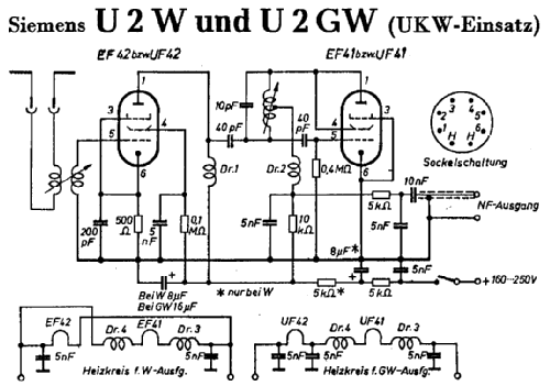 UKW-Einsatz U2W; Siemens & Halske, - (ID = 6792) Converter