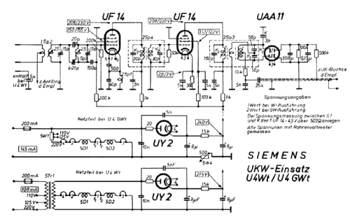 UKW-Einsatz U4Wt; Siemens & Halske, - (ID = 59288) Converter