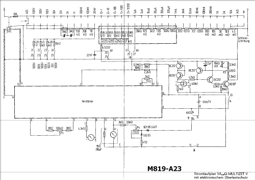 VAeffΩ-Multizet V M819-A23; Siemens & Halske, - (ID = 954795) Equipment