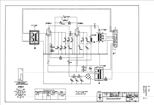 Vorverstärker 6S Ela2304 ; Siemens & Halske, - (ID = 1886763) Ampl/Mixer