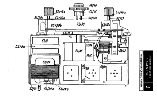 Zweiröhren-Luxus 52WLK; Siemens & Halske, - (ID = 180671) Radio