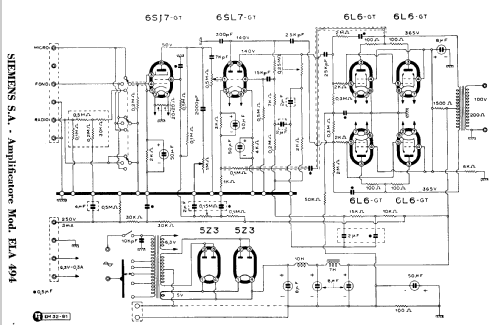 ELA-494; Siemens Italia; (ID = 973345) Ampl/Mixer