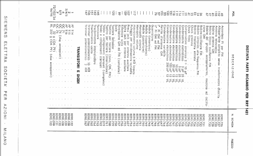 RRT1421; Siemens Italia; (ID = 560149) Radio