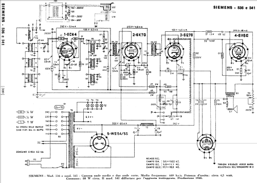 S541-RF; Siemens Italia; (ID = 1058409) Radio