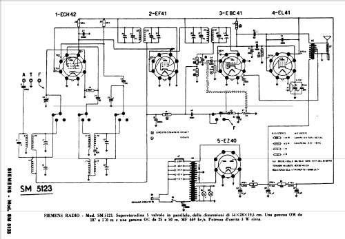 SM5123; Siemens Italia; (ID = 621318) Radio