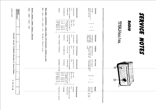 SA1119U; Siera; Belgien (ID = 1185340) Radio