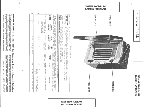 141 ; Signal Electronics, (ID = 1390725) Radio