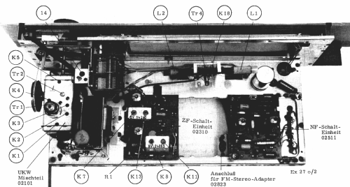 Stereo-Musiktruhe Ch= 27506; Silva Tonmöbel, (ID = 671338) Radio