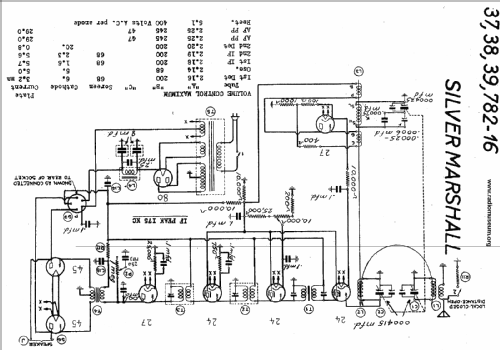 782-16 ; Silver - Marshall; (ID = 21502) Radio