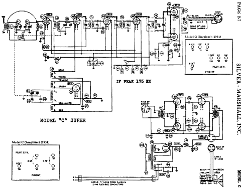 C ; Silver - Marshall; (ID = 608313) Radio