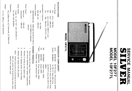 Solid State FM / MW / LW 3 Band Radio 10F277L; Silver Brand - Shin- (ID = 314249) Radio