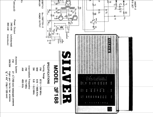 Solid State 3 Band 3F188; Silver Brand - Shin- (ID = 1922504) Radio