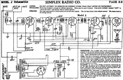 J ; Simplex Radio Co.; (ID = 584921) Radio