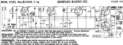 P DC ; Simplex Radio Co.; (ID = 582920) Radio
