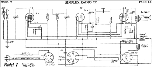 V ; Simplex Radio Co.; (ID = 585679) Radio