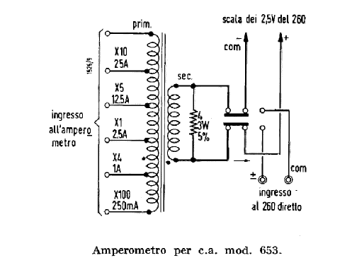 AC Ammeter 260 Adapter 653; Simpson Electric Co. (ID = 1506874) Ausrüstung