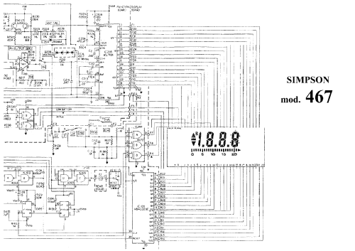 Digital Multimeter 467; Simpson Electric Co. (ID = 2576063) Equipment