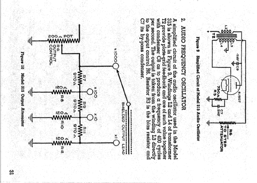 Signal Generator 315; Simpson Electric Co. (ID = 629295) Ausrüstung