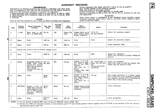 18240 Ch= C817.40010; Simpsons Sears Ltd.; (ID = 2380338) Radio