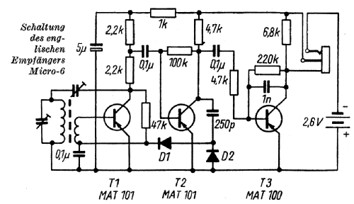 Micro 6 ; Sinclair Radionics (ID = 916978) Radio