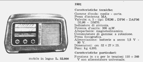 1801; Sinudyne, Societá (ID = 2984404) Radio
