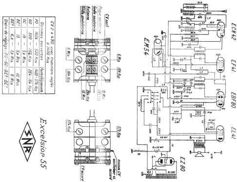 Excelsior 55 ; SNR S.N.R., Société (ID = 234683) Radio