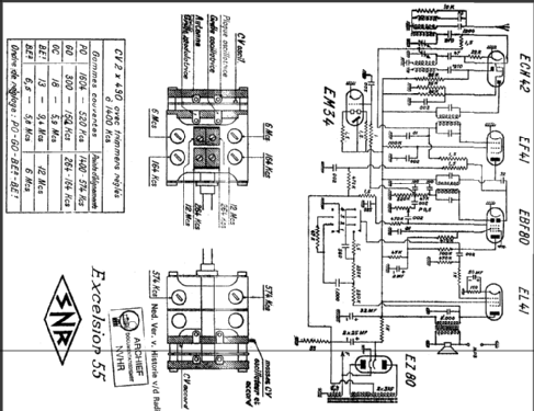 Excelsior 55 ; SNR S.N.R., Société (ID = 2076784) Radio