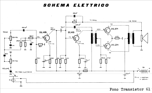 Fono Transistor 61; SNT Società Negro e (ID = 802616) Sonido-V